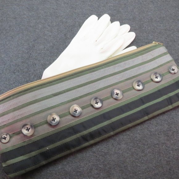 Zippered Long Pouch Flat Iron Curling Iron Bag Knitting Needle Storage NEW - Picture 10 of 10